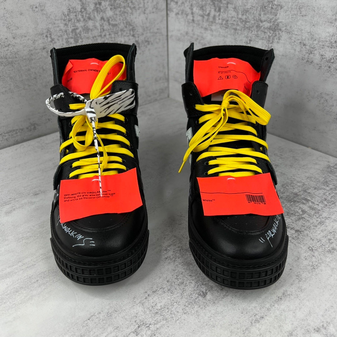 Off-White Off-Court High "Black Graffiti"
