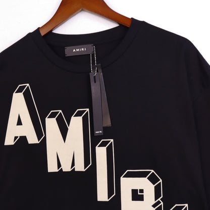 Amiri Flocked Hockey Skater T-Shirt "Black-White"