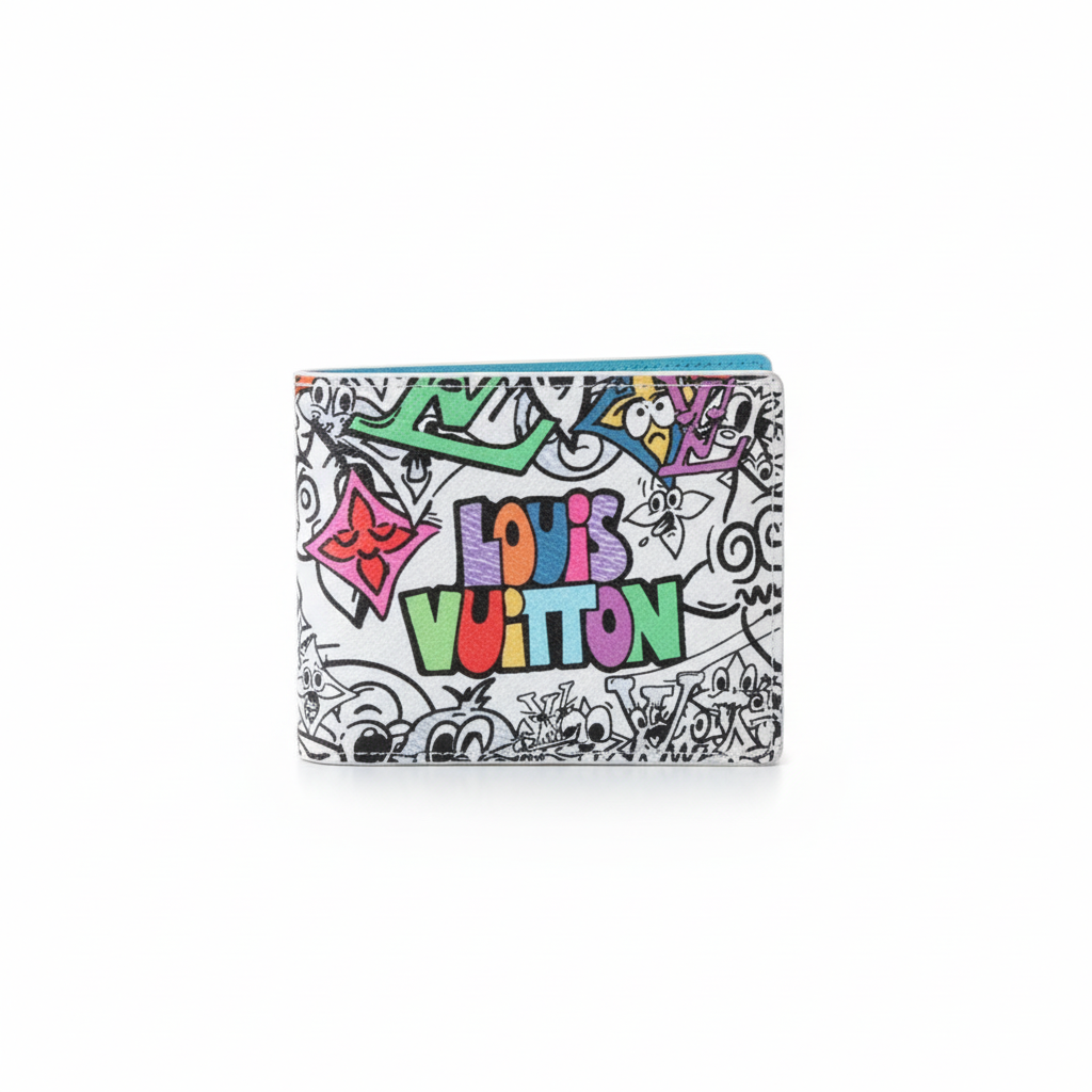 Louis Vuitton Multiple Wallet "Monogram Comics"