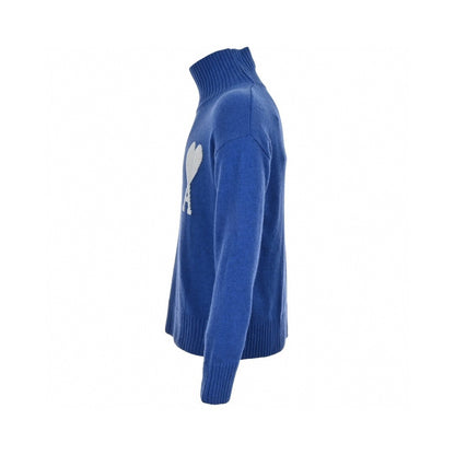 Ami Paris Ami De Coeur Sweater "Blue"