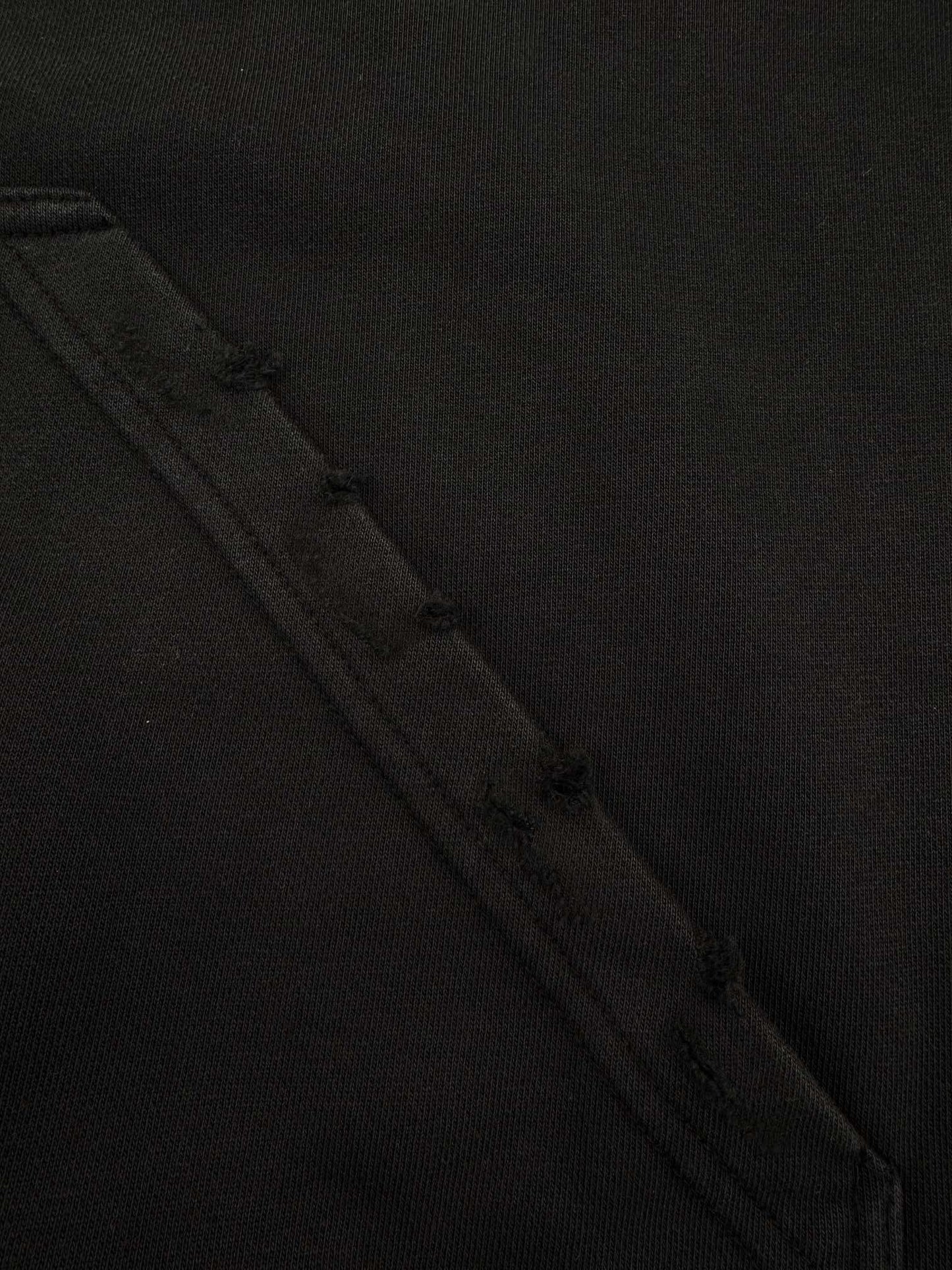 Balenciaga Tape Logo Zip-up Hoodie "Black"