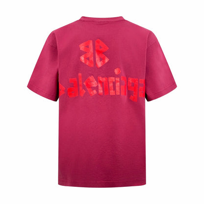 Balenciaga Tape Type T-Shirt "Pink"