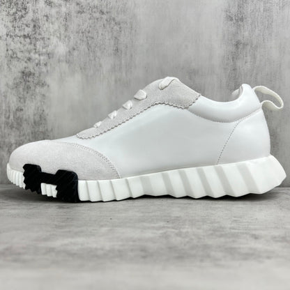 Hermes Bouncing Sneakers "White-Grey-Brown"