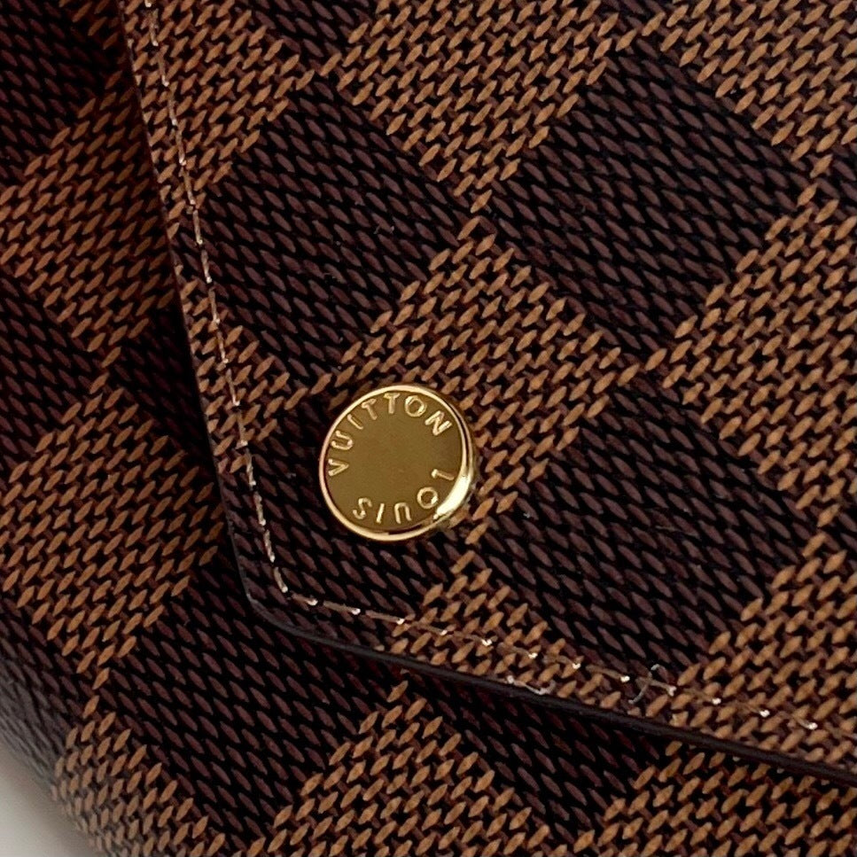 Louis Vuitton Victorine Wallet "Damier Ebene Canvas"