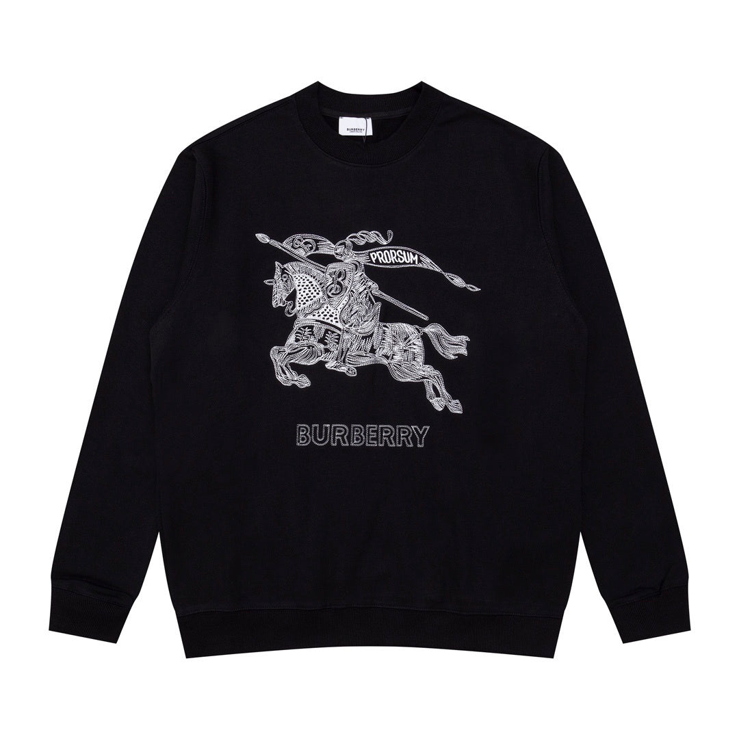 Burberry Embroidered EKD Sweatshirt "Black"