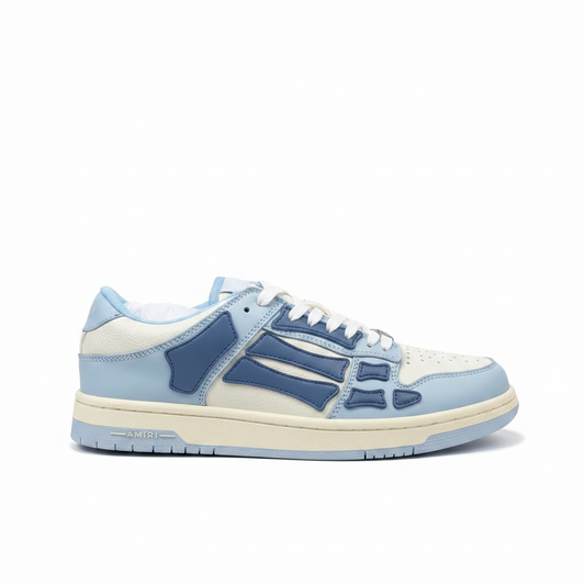 Amiri Skel Top Low "Baby Blue-White"