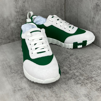 Hermes Bouncing Sneakers "Green-Grey-White"