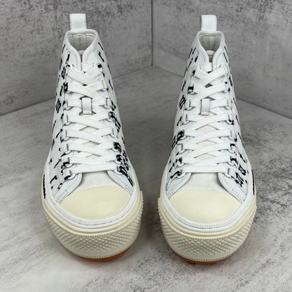 Amiri Court High "White-Black Old English"