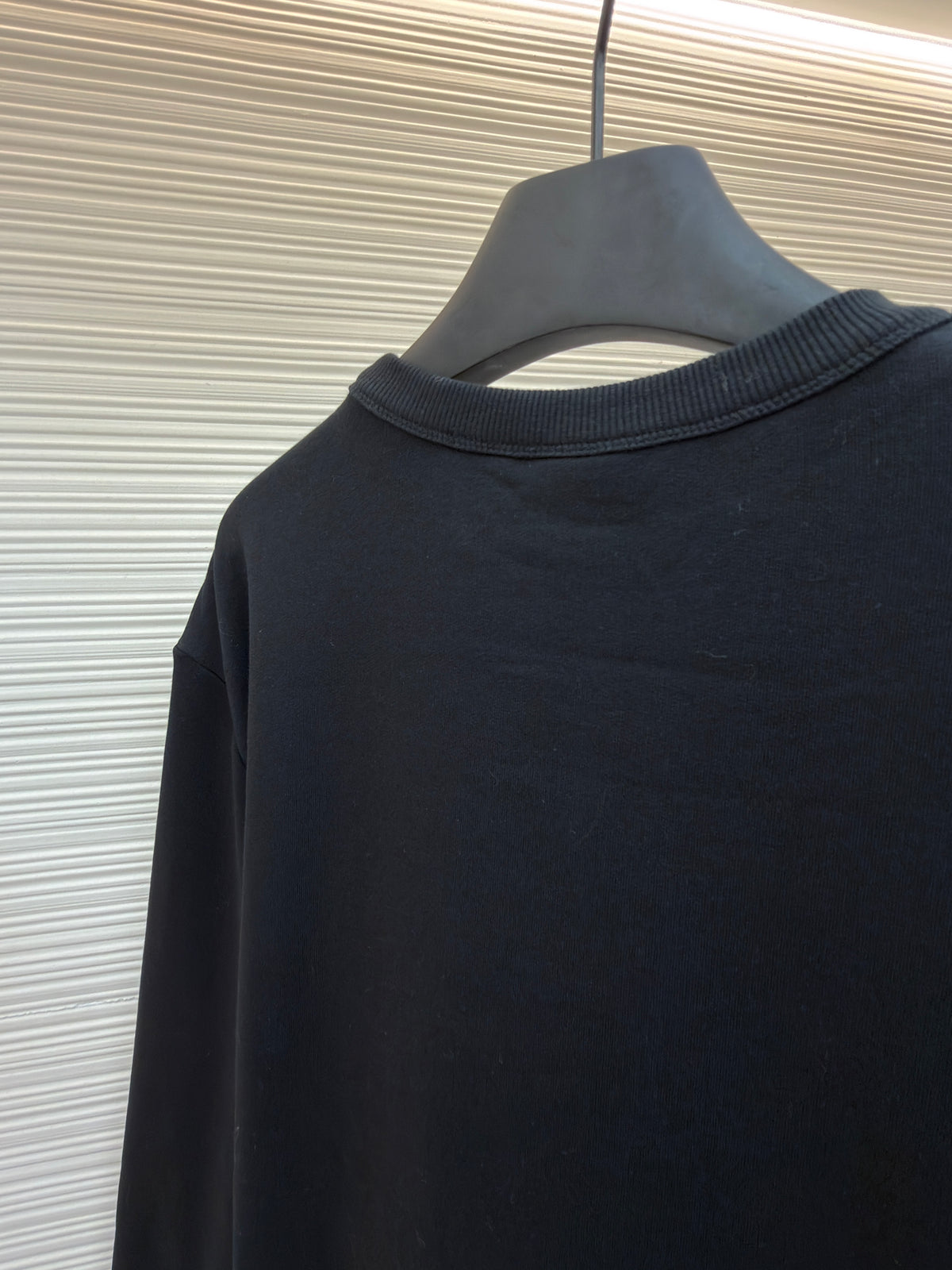 Dior Médaillon Sweatshirt "Black Cotton Fleece"