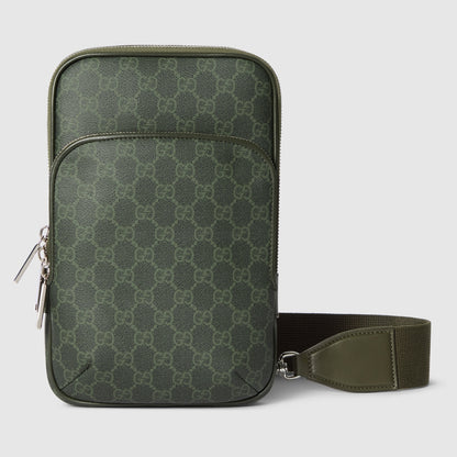 Gucci GG Monogram Small Slingbag "Forest Green GG Fabric"