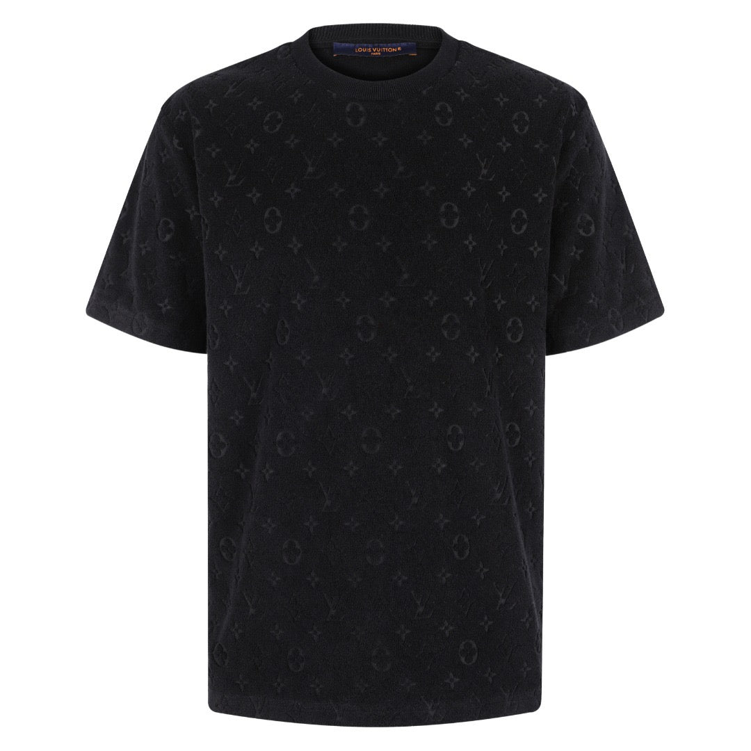 Louis Vuitton Monogram French Terry T-Shirt "Black"