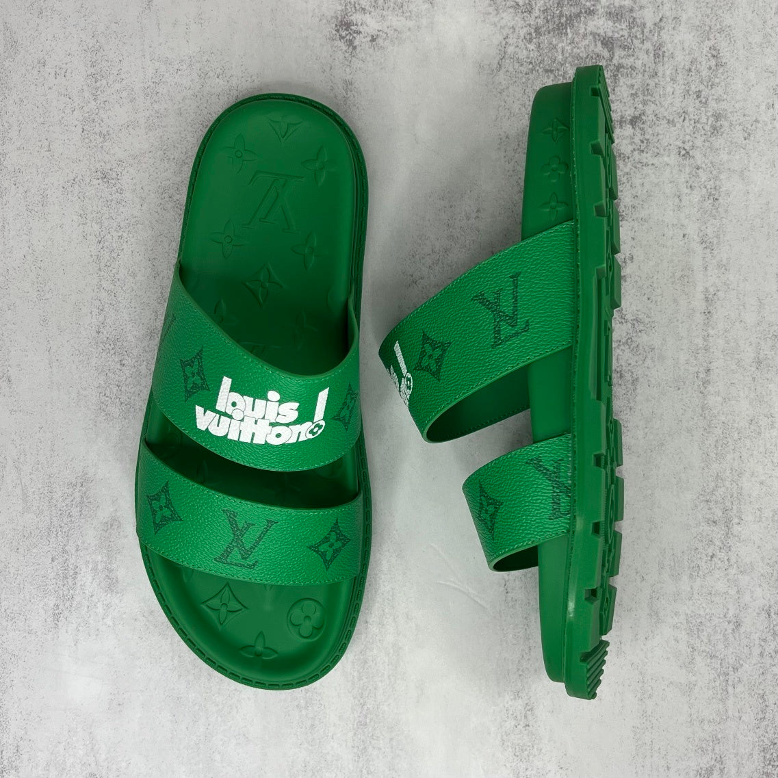 Louis Vuitton Slides "Green"