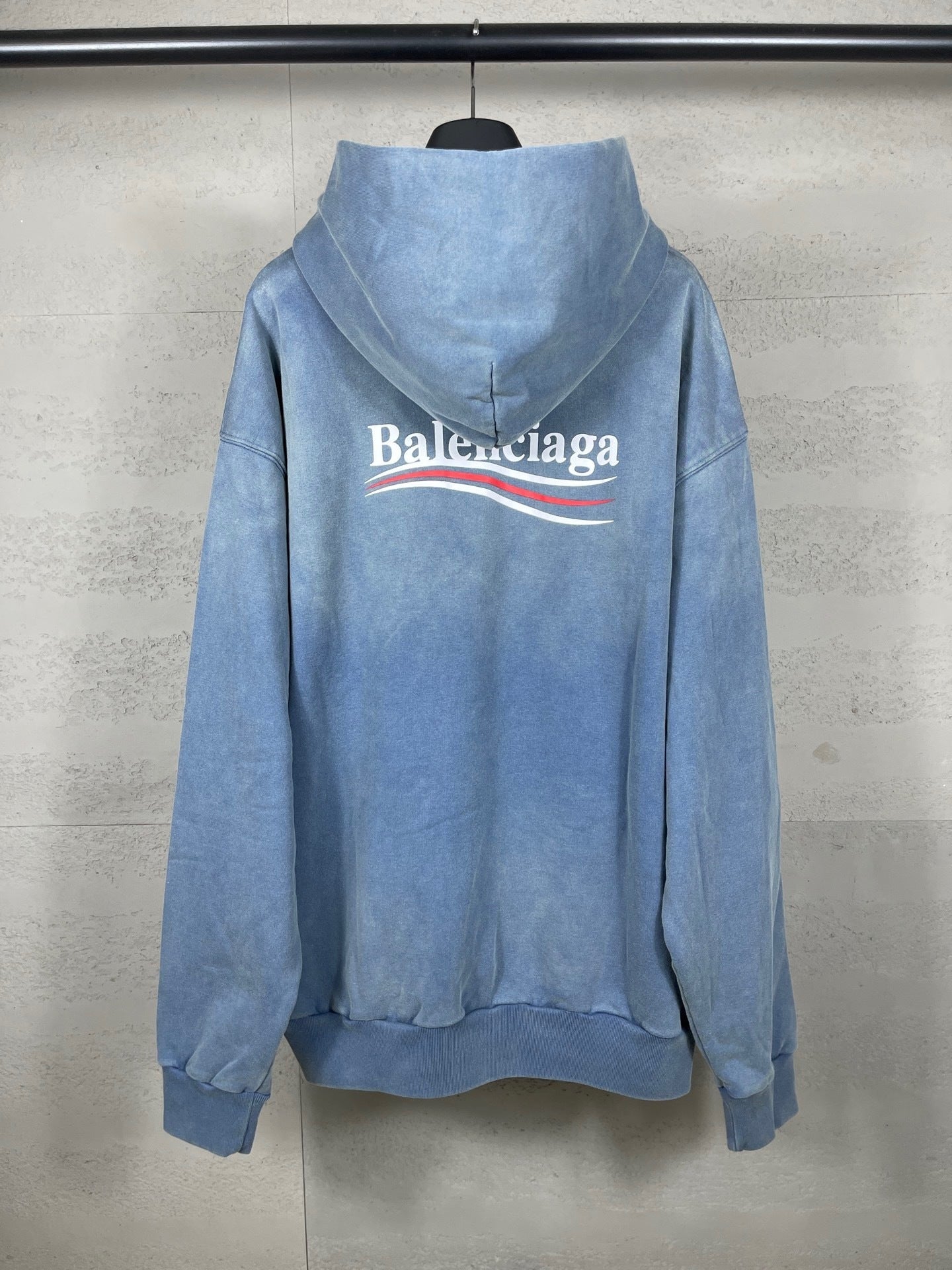 Balenciaga Political Campaign Hoodie "Blue"