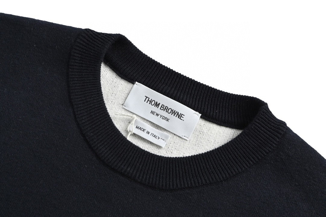 Thom Browne Anchor Sweater "Black"