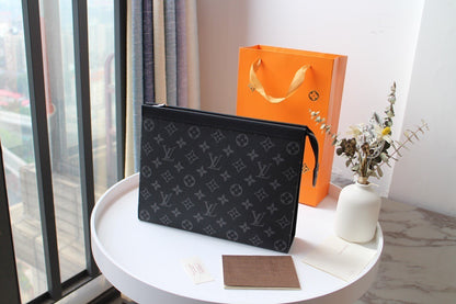 Louis Vuitton Pochette Voyage MM "Monogram Eclipse"