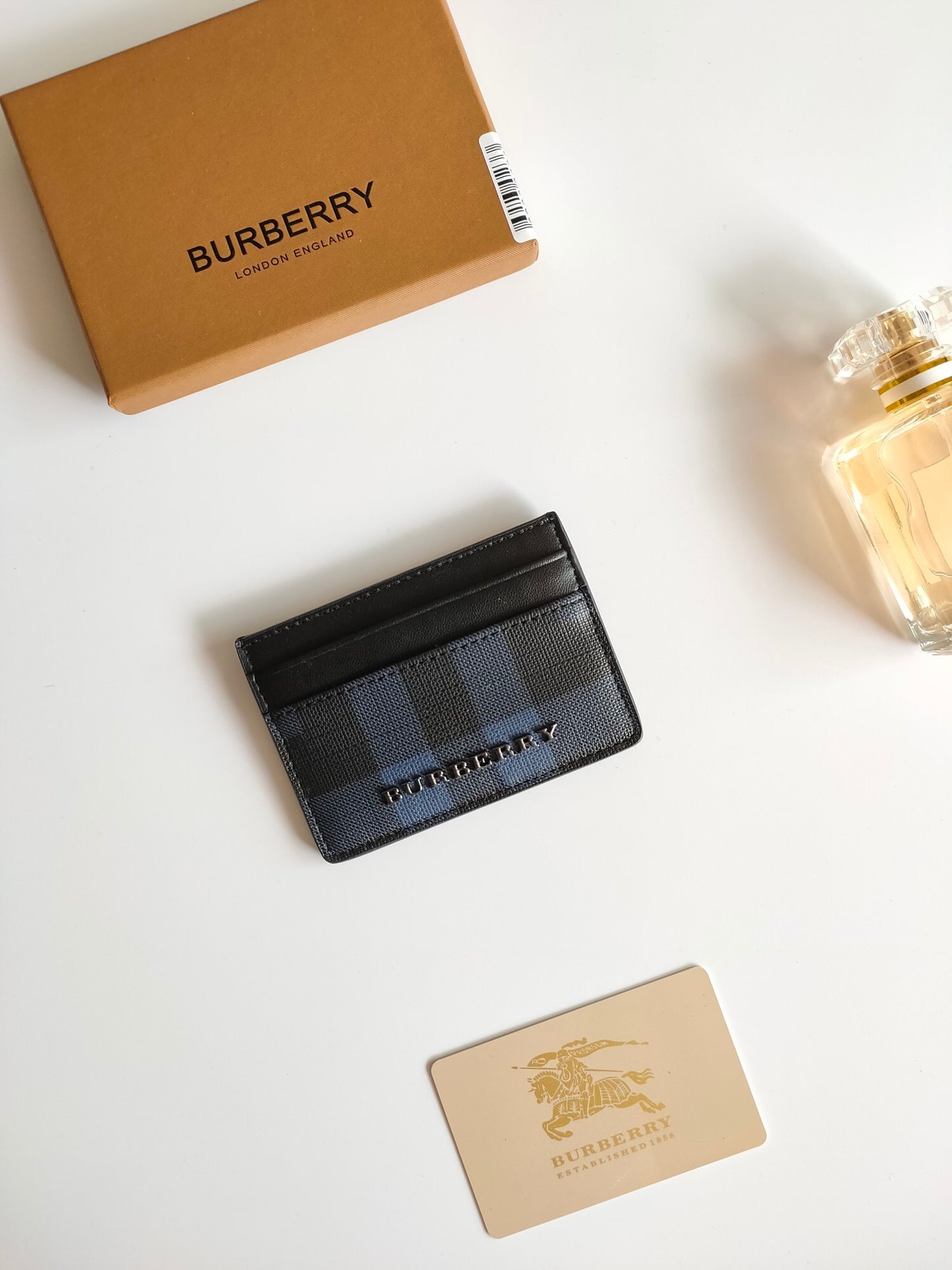 Burberry Check Card Case