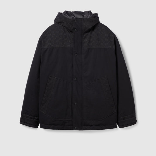 Gucci Cotton Ripstop Padded Jacket "Black"