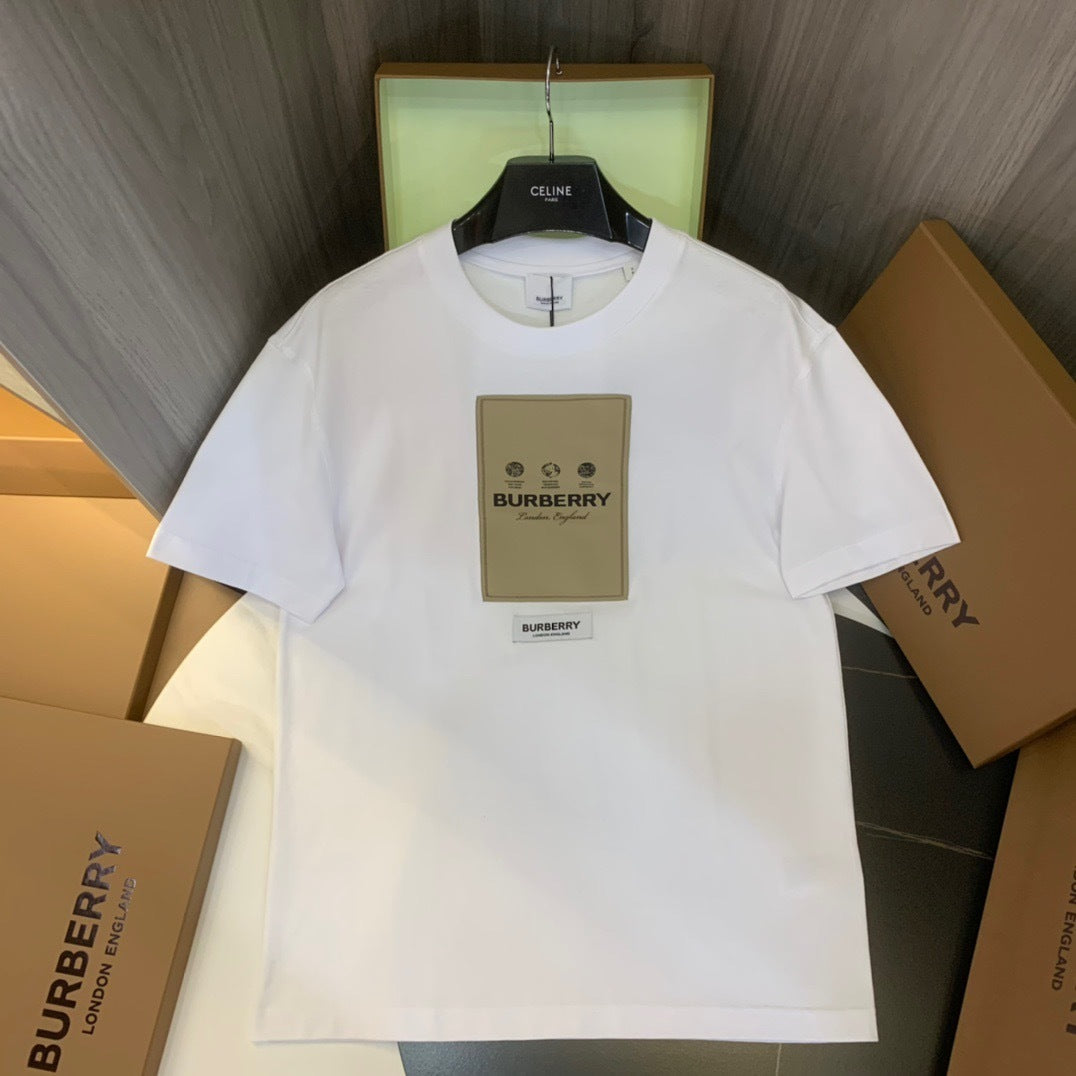Burberry Logo Patch T-Shirt "White"