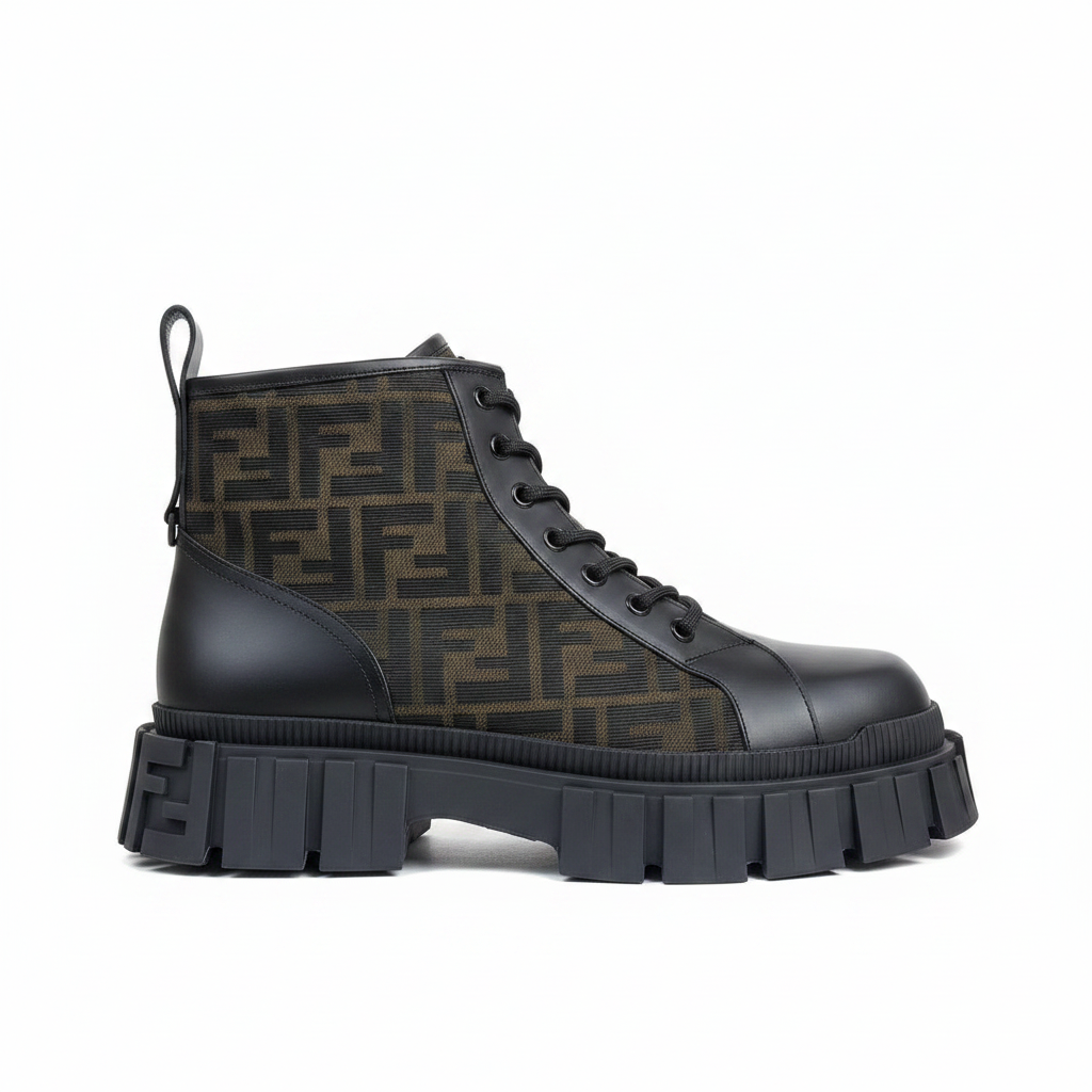 Fendi Force Chelsea "Black Monogram"