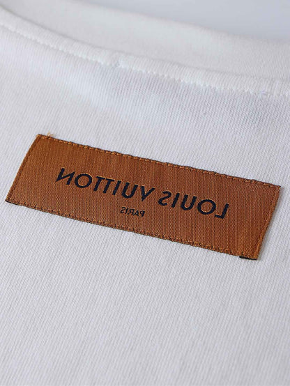 Louis Vuitton Tourist VS Purist Printed T-shirt "White-Green"