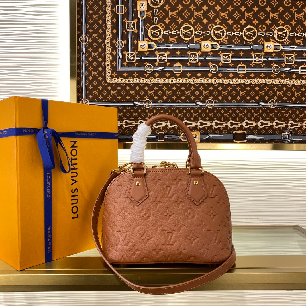 Louis Vuitton Alma BB "Monogram Empreinte Leather"