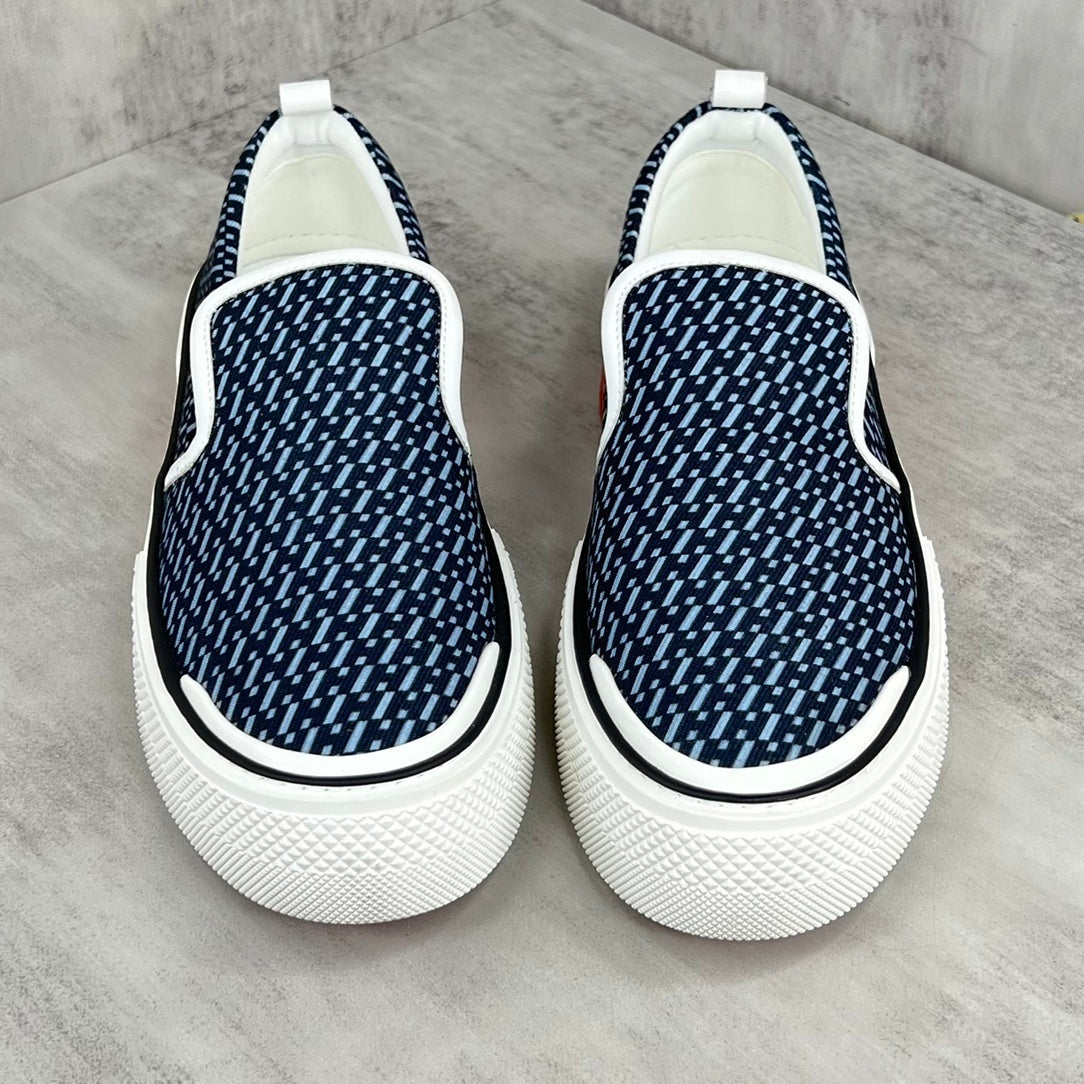 Hermes Gliss Slip-On "Black-Blue"