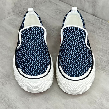Hermes Gliss Slip-On "Black-Blue"