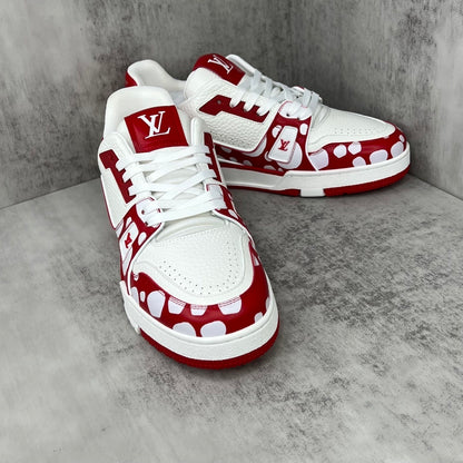Louis Vuitton x Yayoi Kusama Trainers "Red-White"