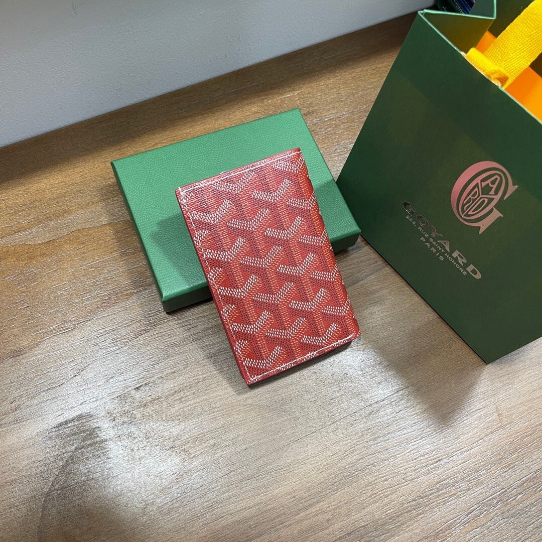 Goyard Saint-Pierre Card Wallet "Red"