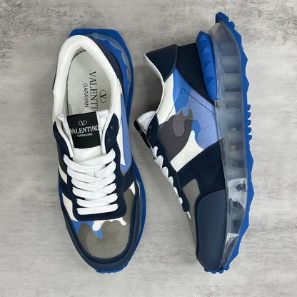 Valentino Garavani Netrunner "Blue-White Camo"