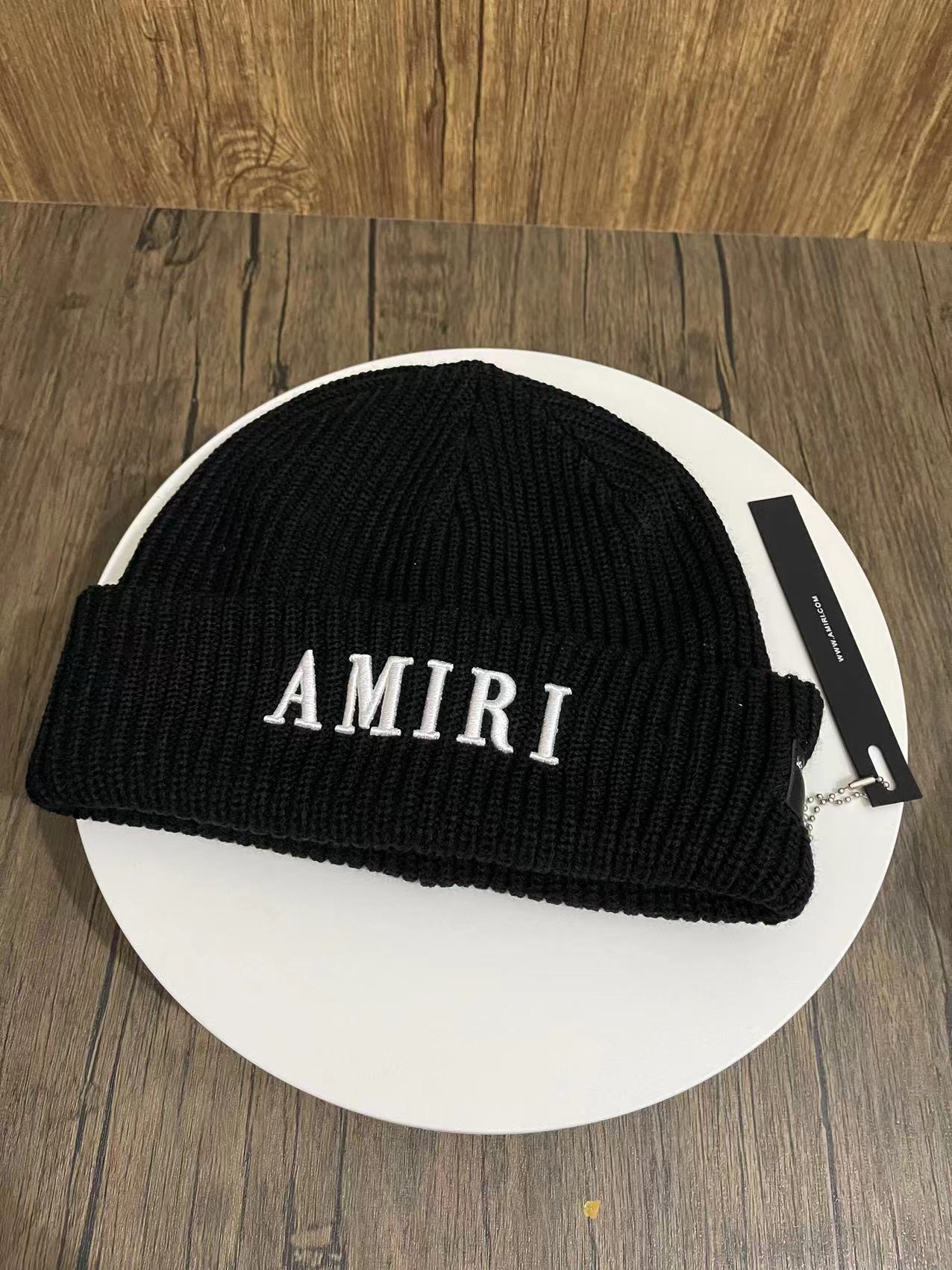 Amiri Wool Beanie "Black-White"