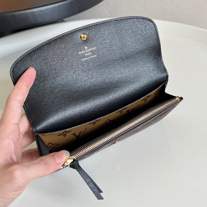 Louis Vuitton Emilie Wallet "Monogram Reverse"