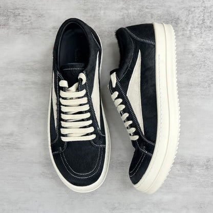 Rick Owens DRKSHDW Low "Black Fur"