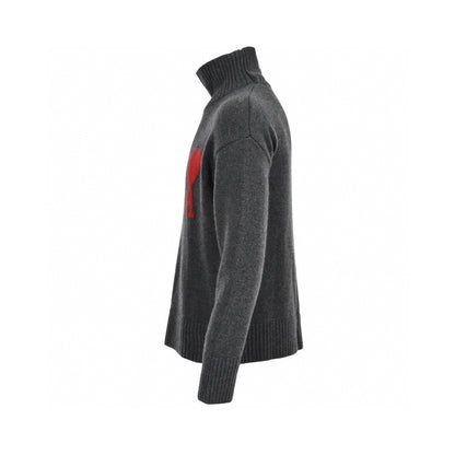 Ami Paris Ami De Coeur Sweater "Grey"