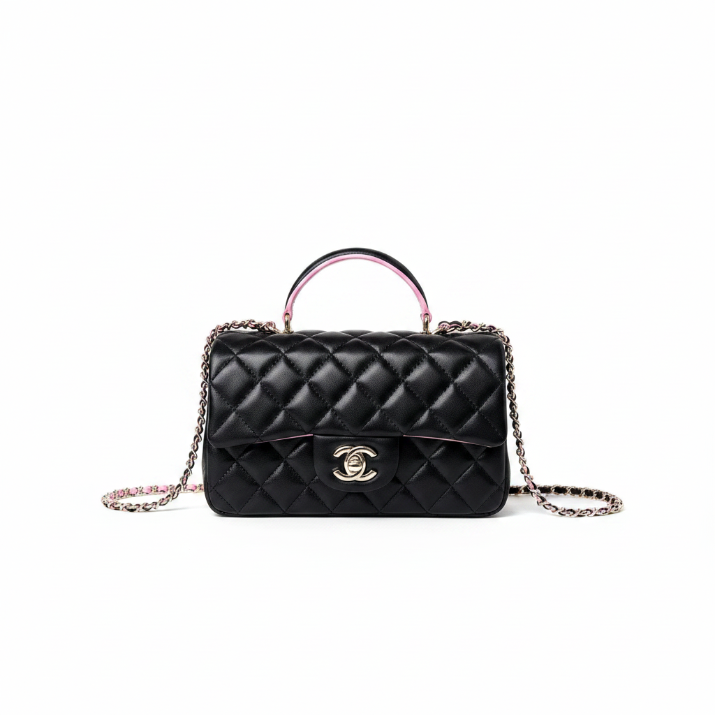 Chanel Large Flap Bag With Top Handle