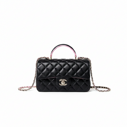 Chanel Large Flap Bag With Top Handle