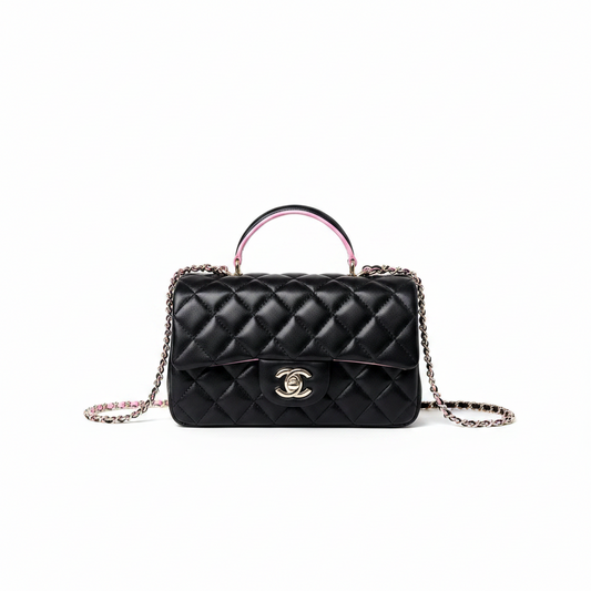 Chanel Large Flap Bag With Top Handle