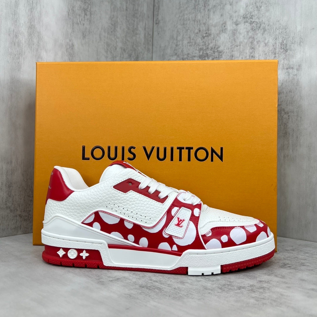 Louis Vuitton x Yayoi Kusama Trainers "Red-White"