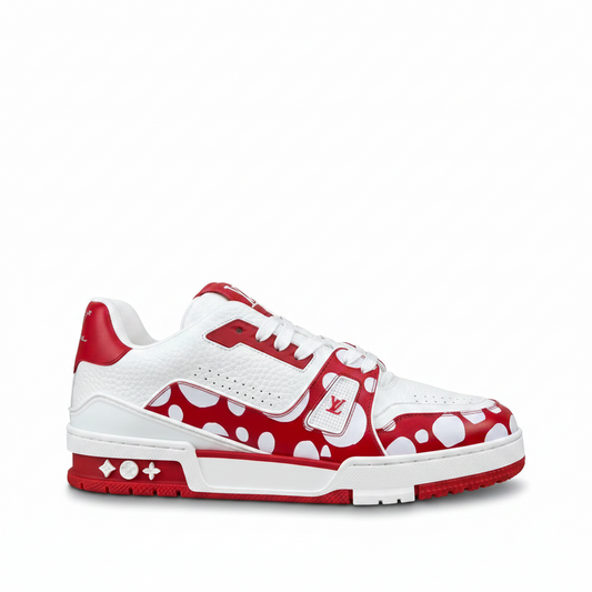 Louis Vuitton x Yayoi Kusama LV Trainers "Red-White"