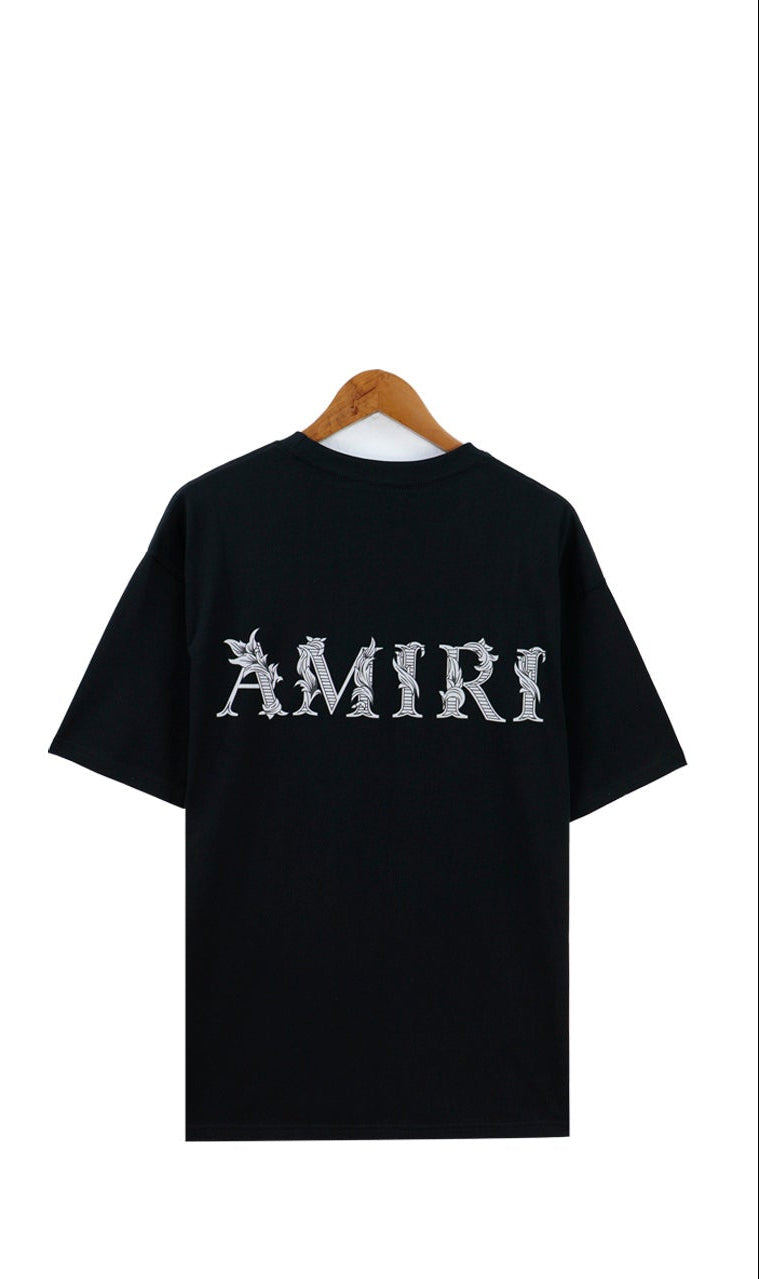 Amiri MA Baroque Logo T-Shirt "Black"