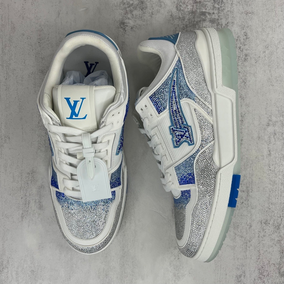 Louis Vuitton Trainers "Azur" Crystals