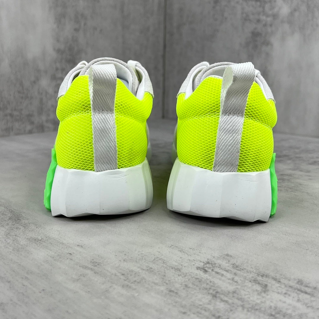 Hermes Bouncing Sneakers "Neon Yellow-Grey"