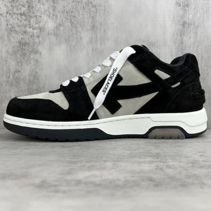 Off-White Out Of Office "Black-White Suede"