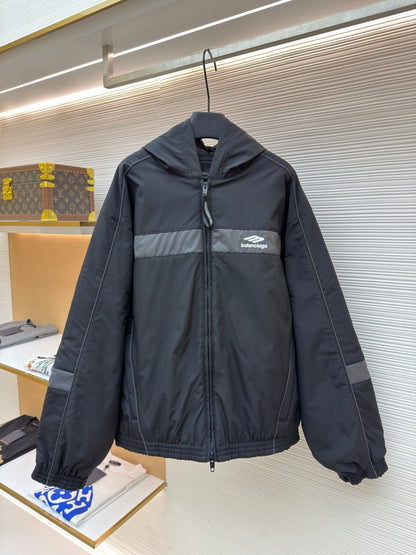 Balenciaga 3B Sports Icon Ski Tracksuit Parka "Black"