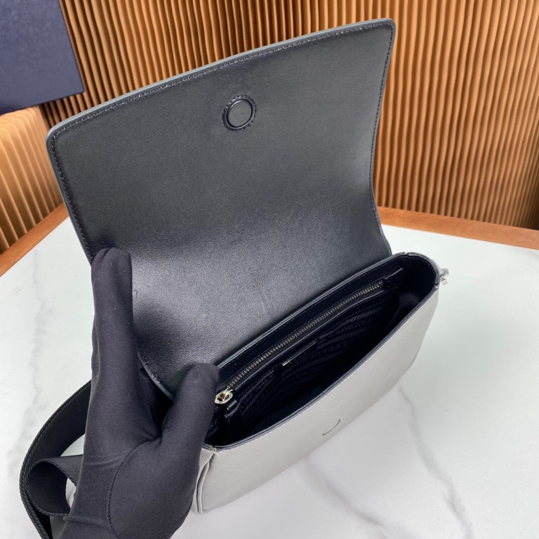 Prada Saffiano Leather Shoulder Bag