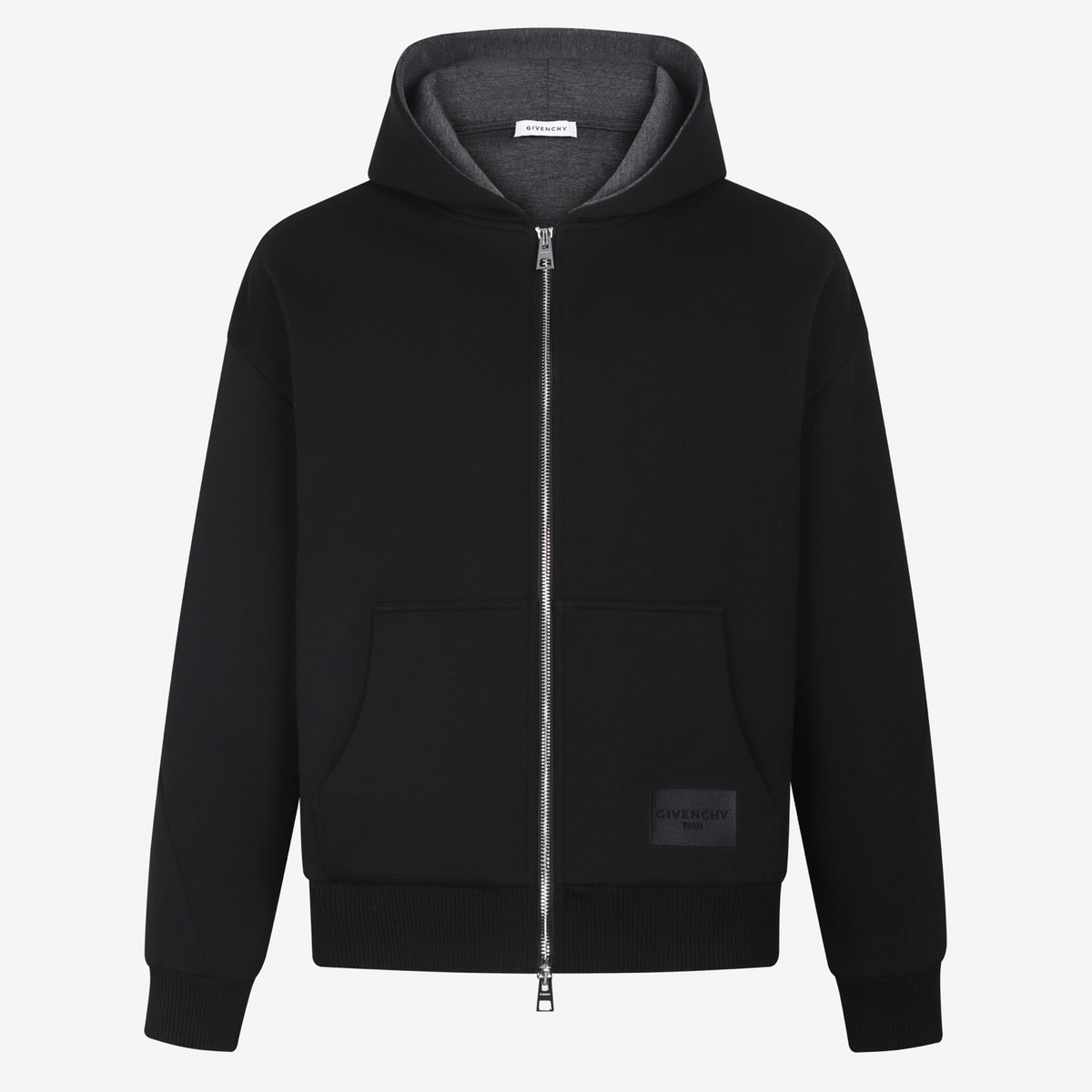 Givenchy Couture Seam Zipped Hoodie "Black"