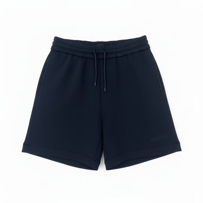 Gucci Logo Embroidered Shorts "Black"