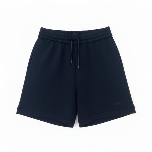 Gucci Logo Embroidered Shorts "Black"