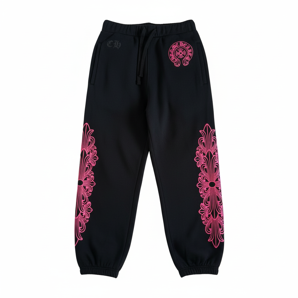 Chrome Hearts Sweatpants "Black-Pink"