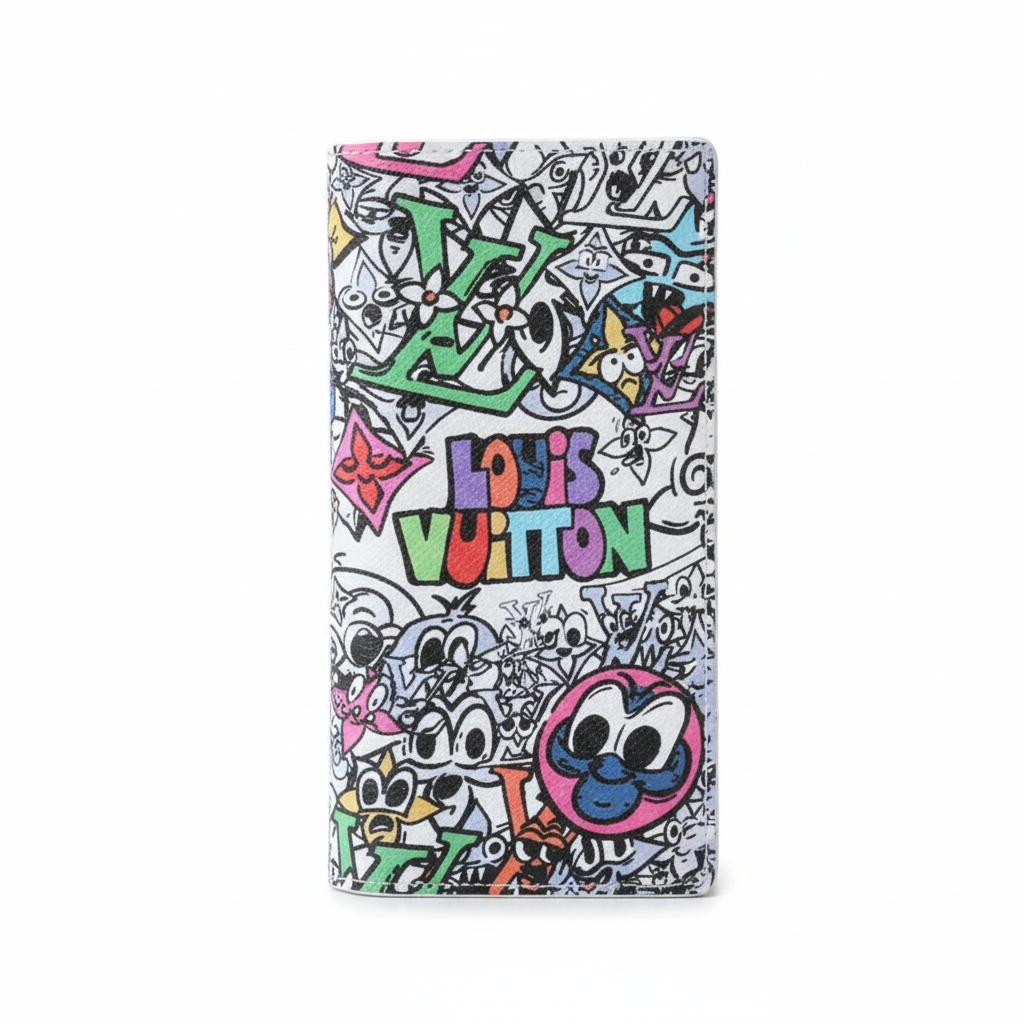 Louis Vuitton Brazza Wallet "Monogram Comics"